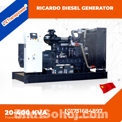 80 KVA Ricardo Engine Diesel Generator